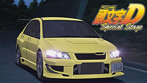 It also made a big appearance in the Initial D anime. . Initial d lancer evo